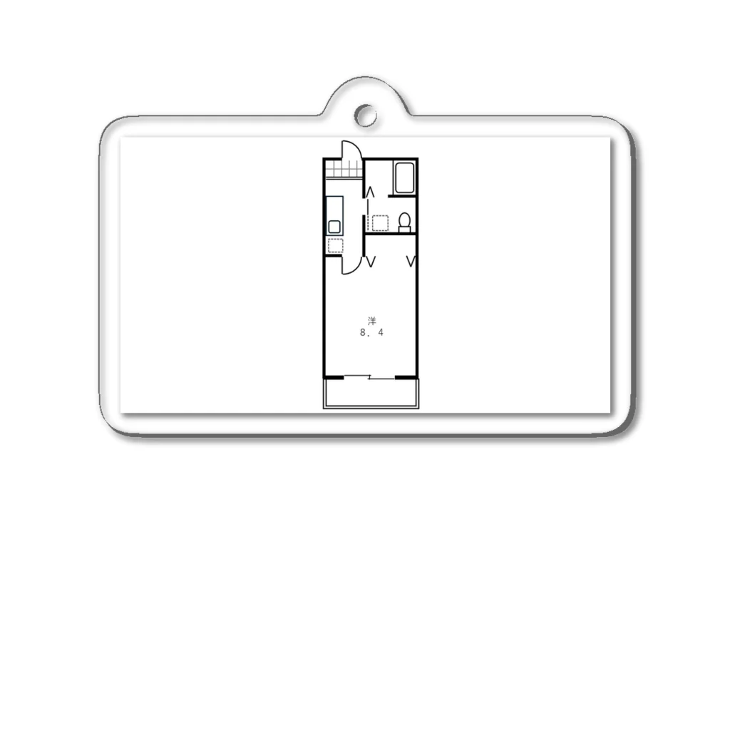 Liracの間取り図 Acrylic Key Chain