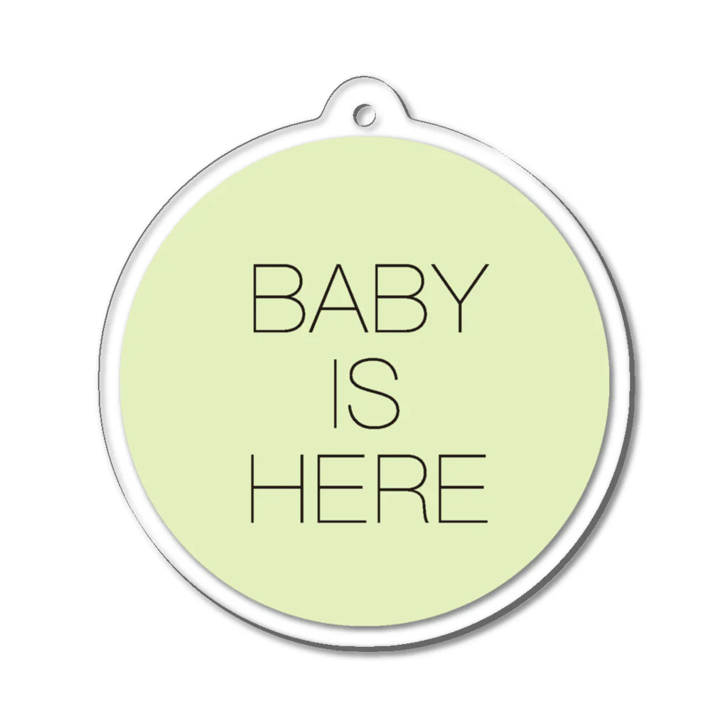 arekoreのBaby is here Acrylic Key Chain