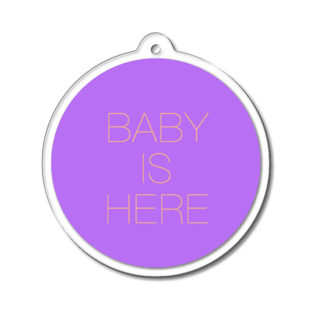 arekoreのBaby is here Acrylic Key Chain