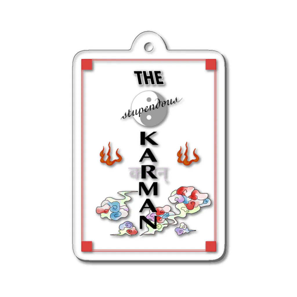 Every weekend nightmareの大いなる業(karman) Acrylic Key Chain