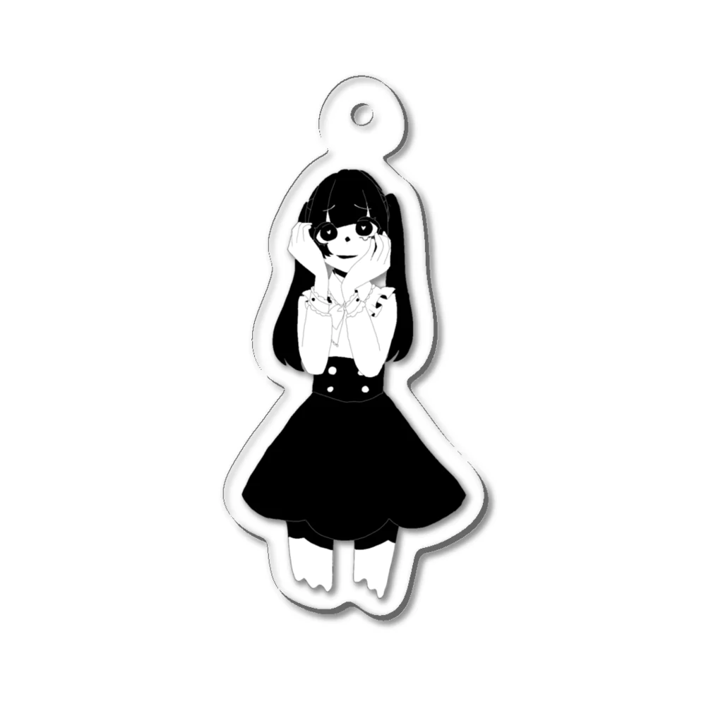 猫エリンギの不安定チャン Acrylic Key Chain