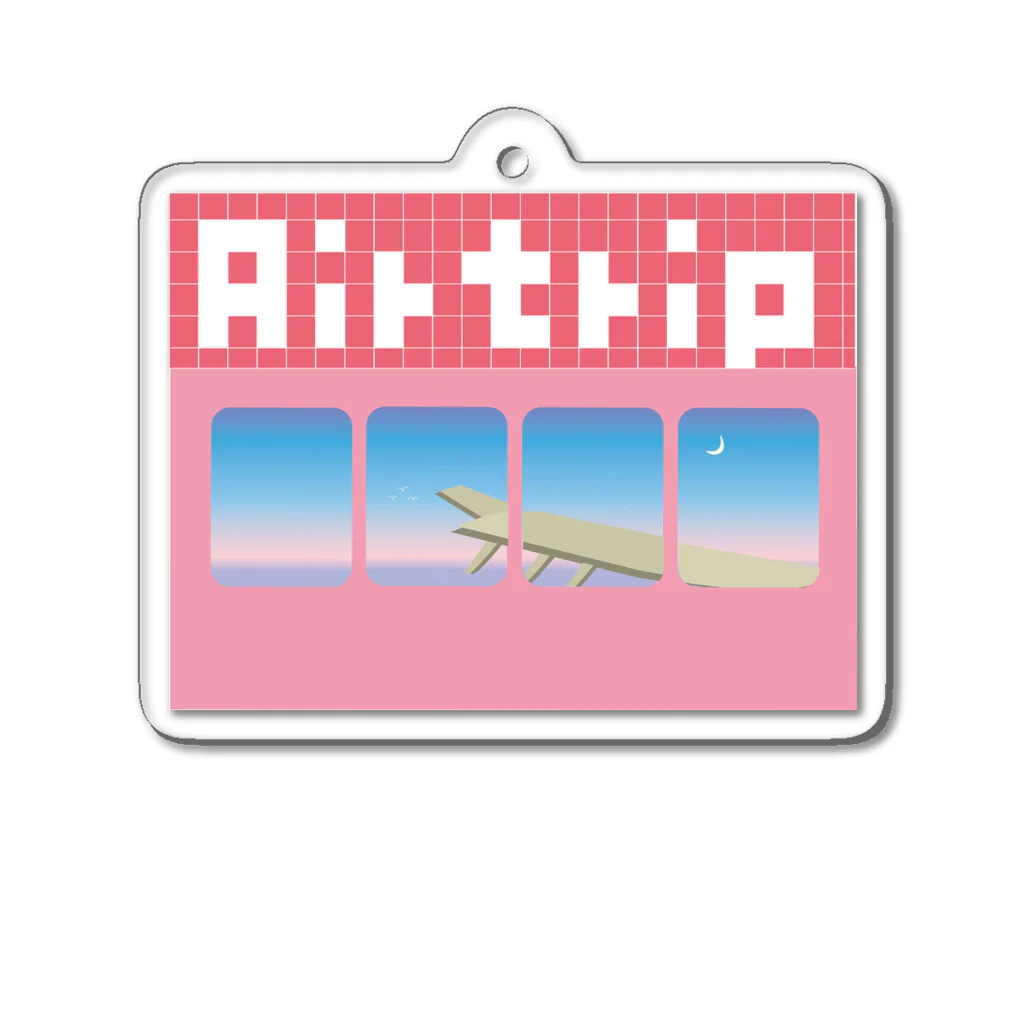 REDMOON_SAPPOROのAir trip✈ Acrylic Key Chain