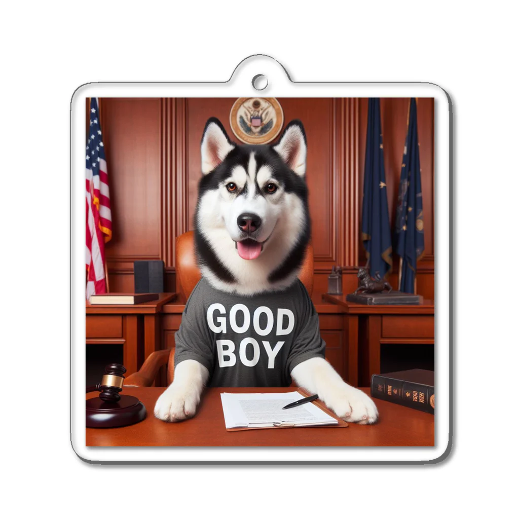 qloのGOOD BOY大統領 Acrylic Key Chain