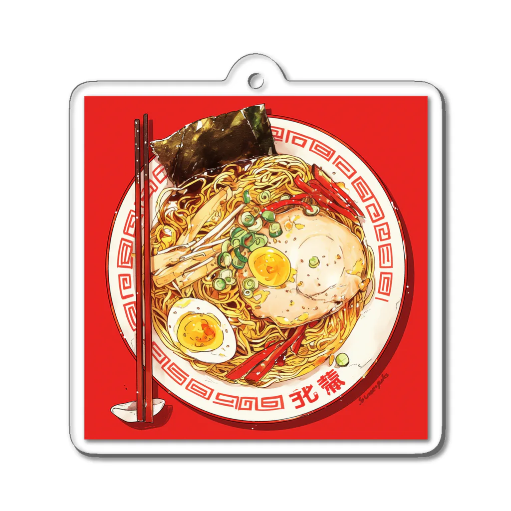 AQUAMETAVERSEのラーメン Marsa 106 アクリルキーホルダー