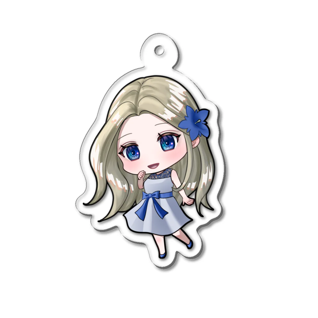 【引きこもりホステス】ErikaのノーマルErika Acrylic Key Chain