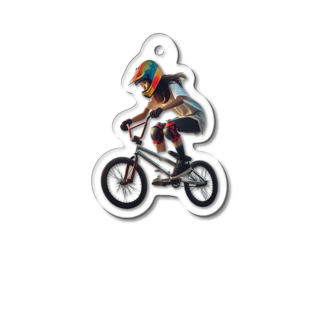 K_AのBMX アクリルキーホルダー