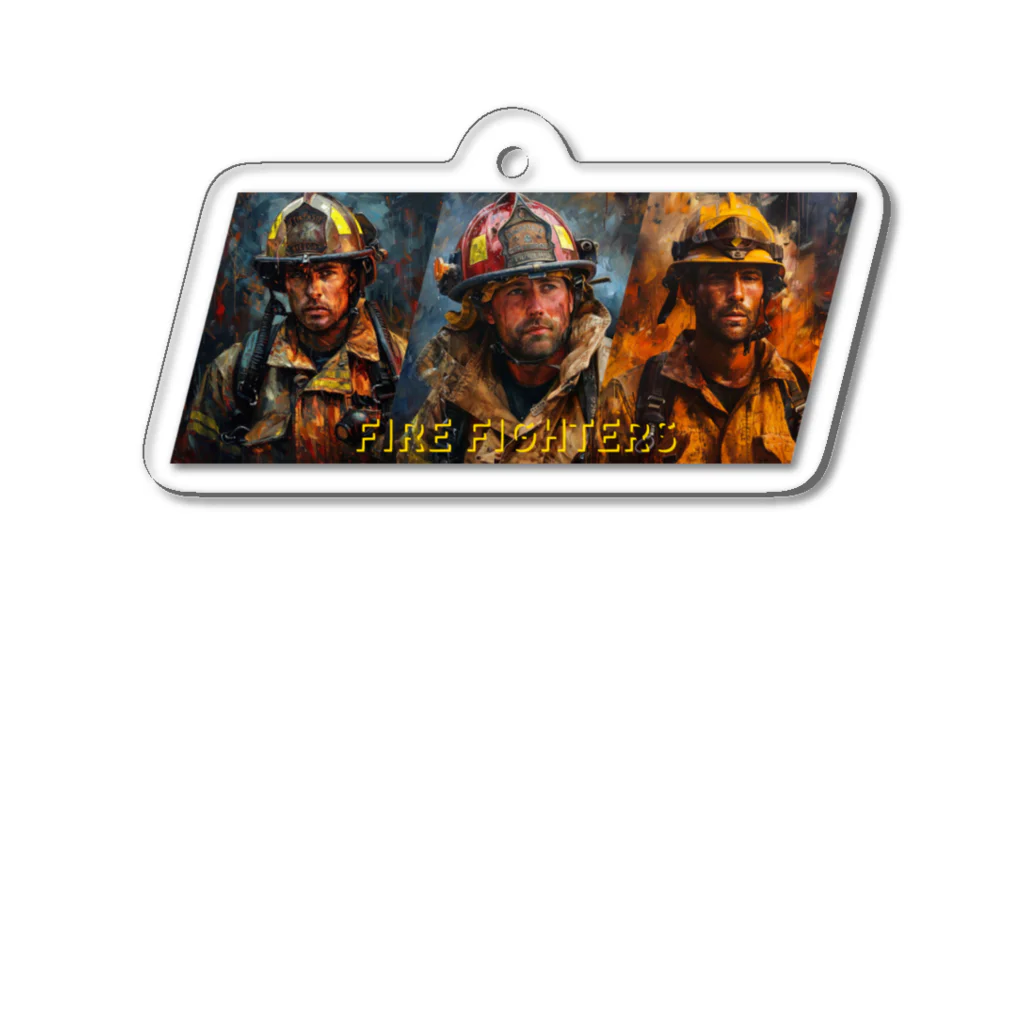 MistyStarkの英雄の消防士たち Acrylic Key Chain