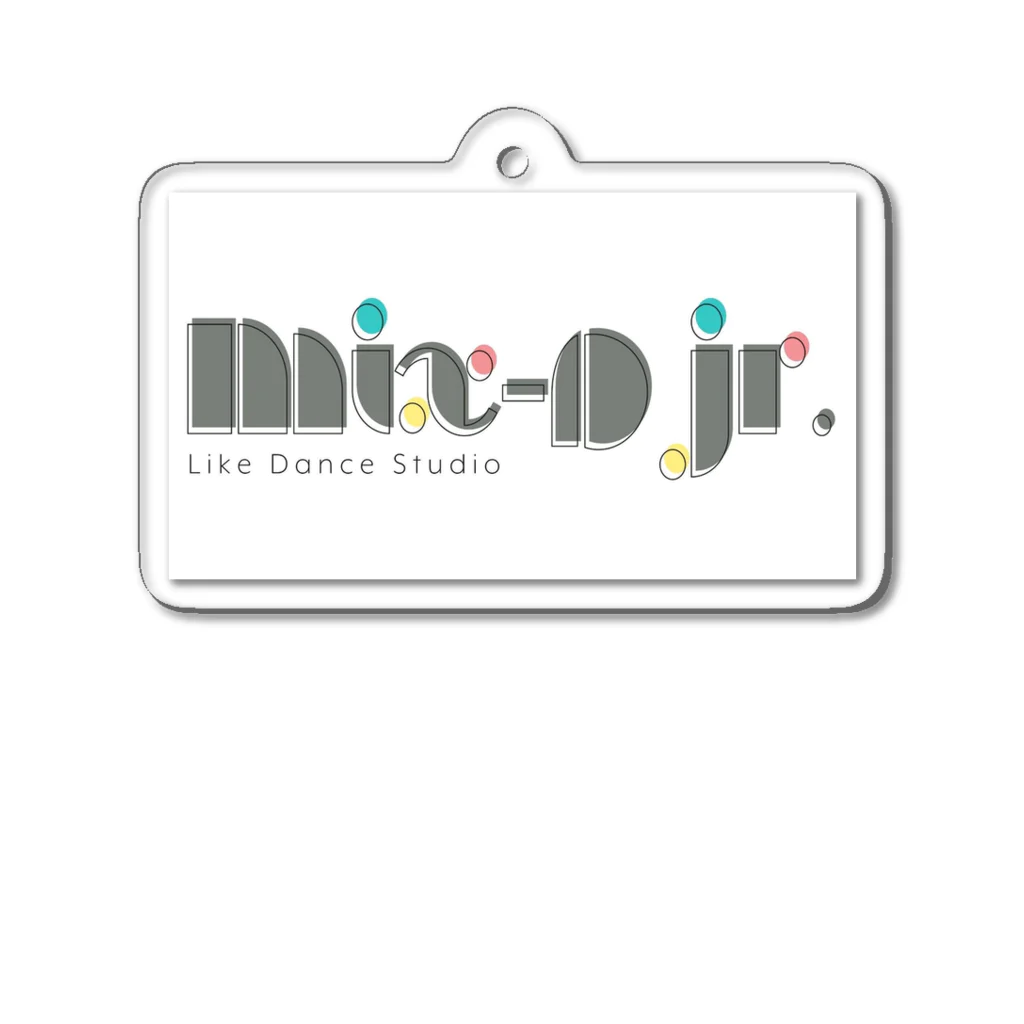 Mix-D jr.のミックスディージュニア白 Acrylic Key Chain