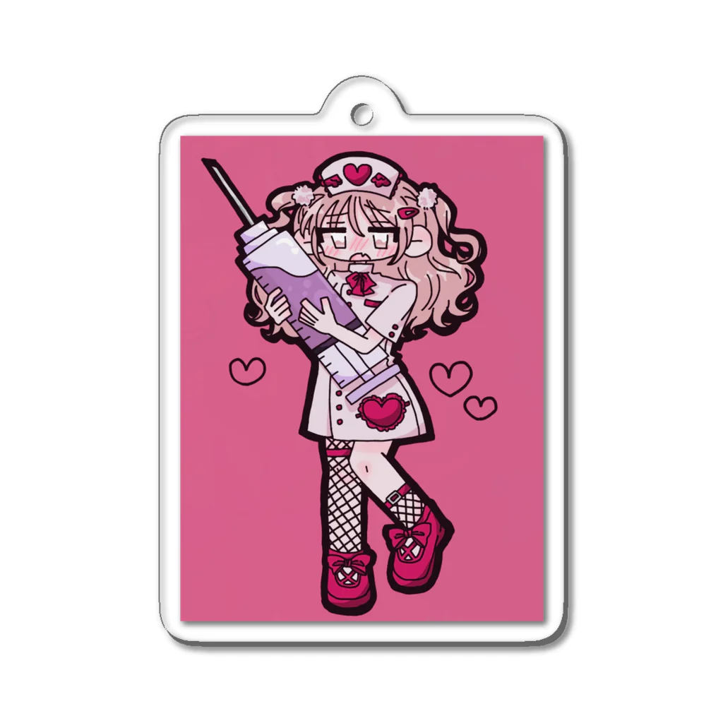 慧さんのお店🌷の看護ちゃん Acrylic Key Chain