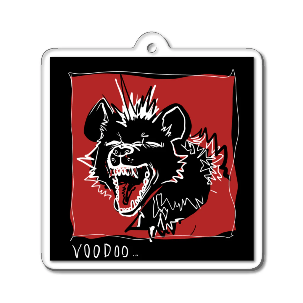 鬣犬工房のVoo doo hyena Acrylic Key Chain