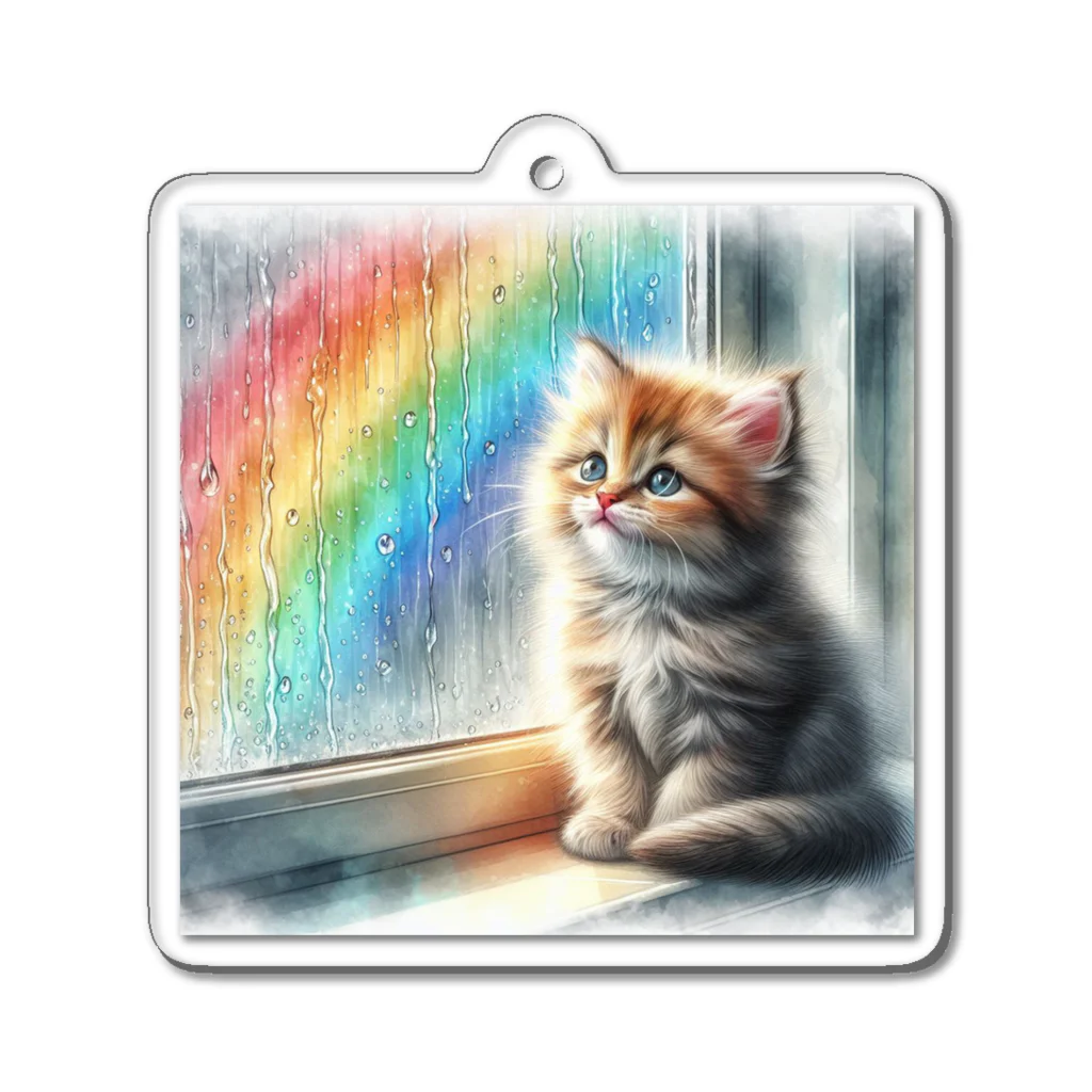 Akiraの猫 Acrylic Key Chain