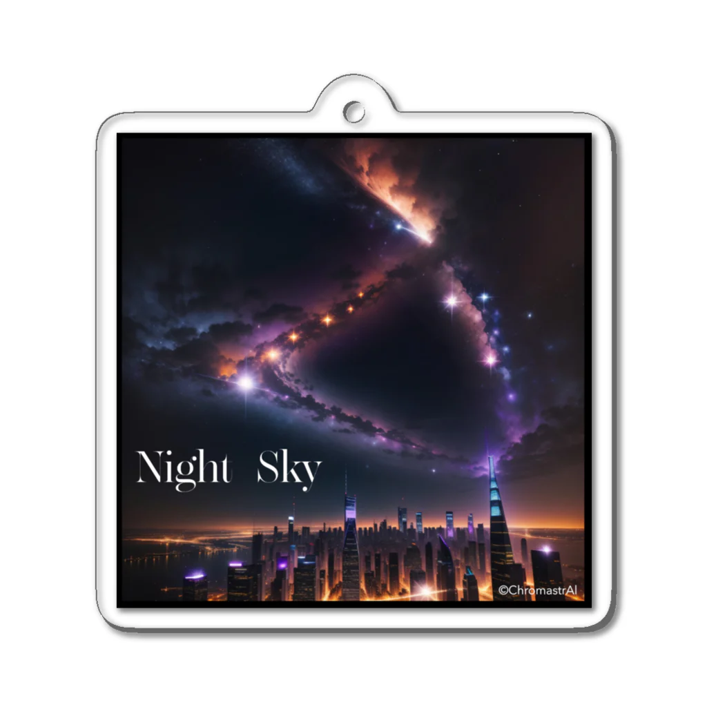 ChromastrAlのnight sky Acrylic Key Chain