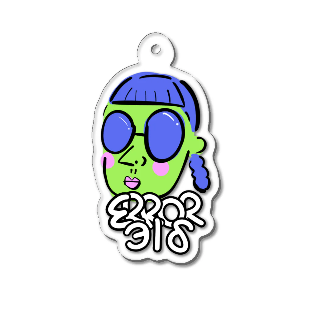 ERROR318のERROR(008) Acrylic Key Chain