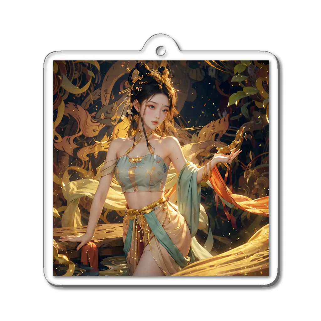 STILZKINのBeautifulOrientalGirl-B Acrylic Key Chain