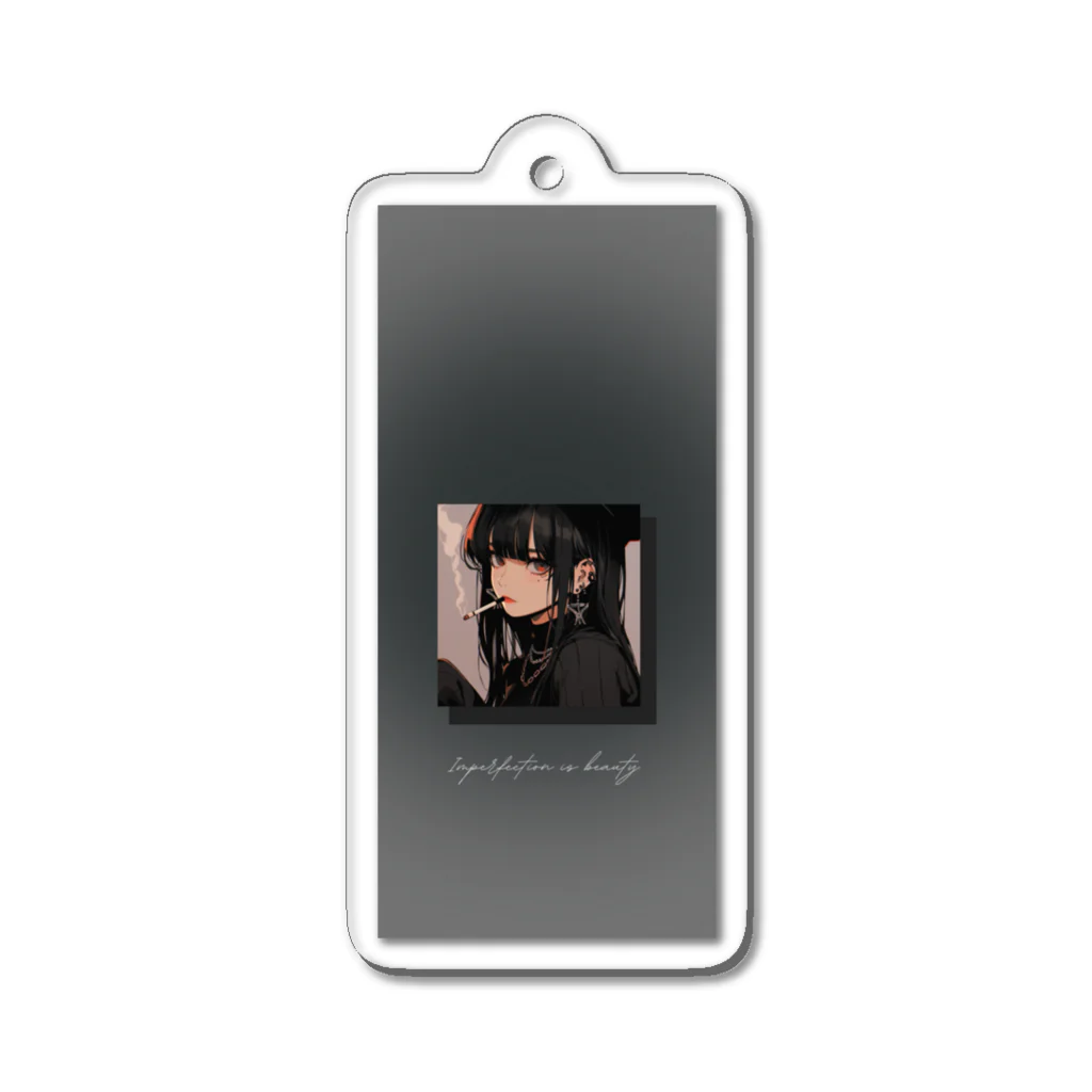 w-clubのManga x Dark Illustration Acrylic Key Chain