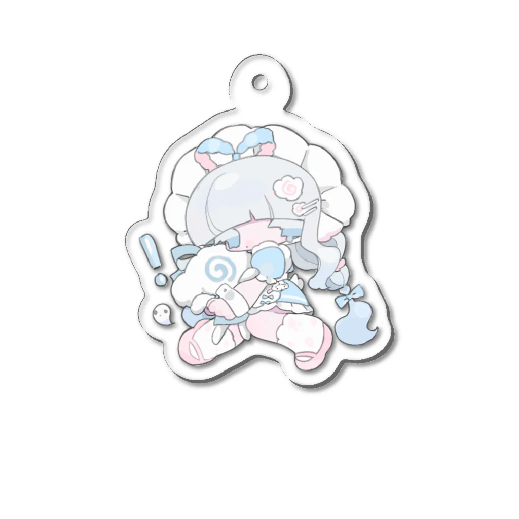 安楽死センターのsagyori 咩咩饺子  Acrylic Key Chain