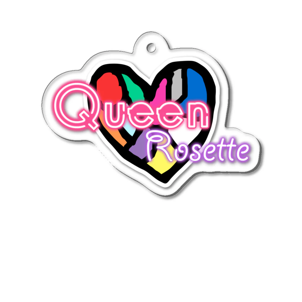 QueenRosetteのクイロゼハート　 アクリルキーホルダー