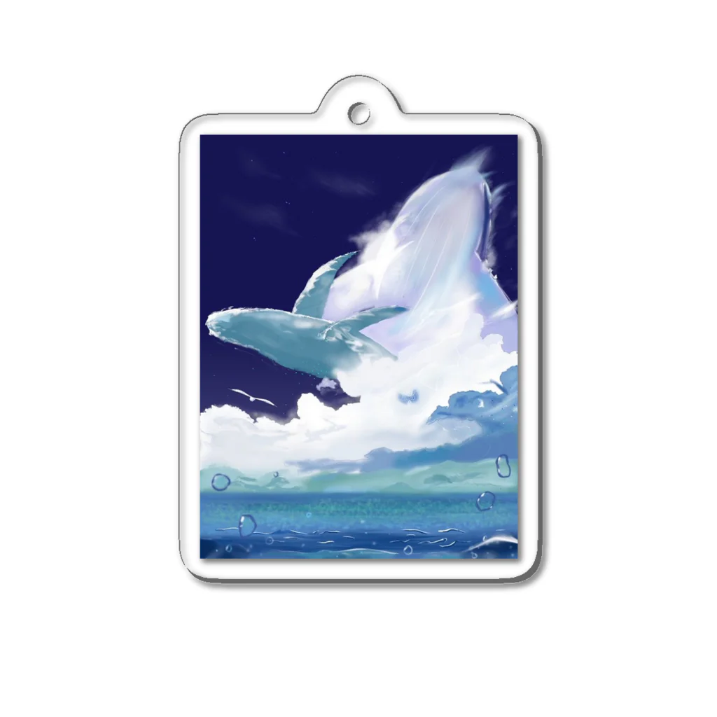 N.Sの雲鯨 Acrylic Key Chain