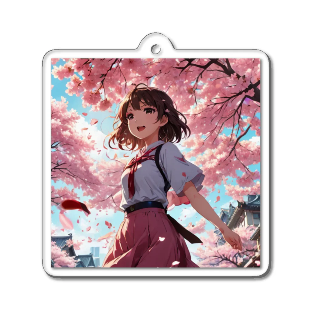 ここのよていの桜の季節 Acrylic Key Chain