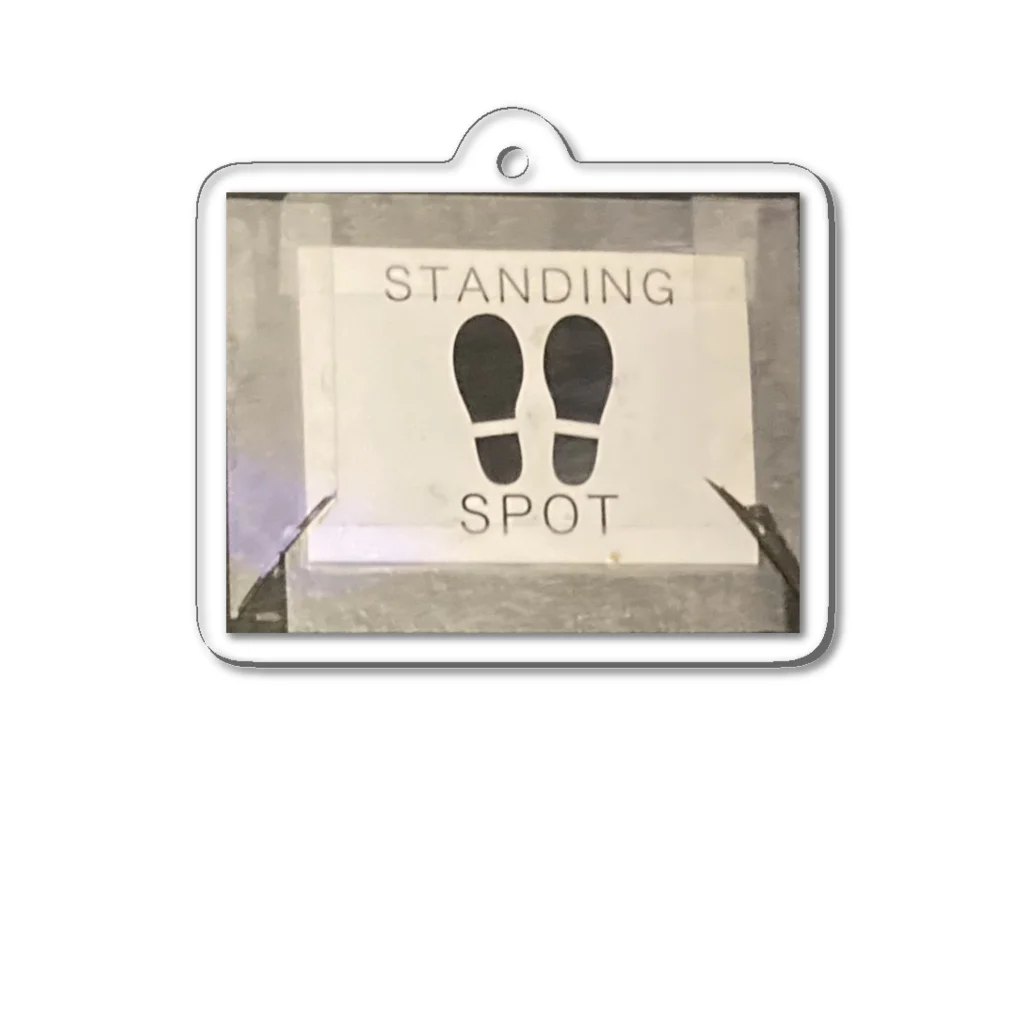 poemiのSTANDING SPOT Acrylic Key Chain