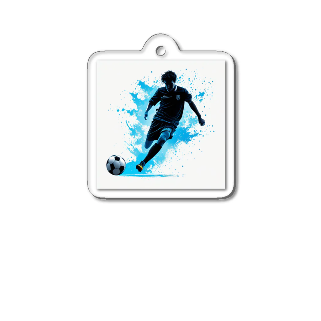 Tomohiro Shigaのお店のサッカープレーヤー02 Acrylic Key Chain