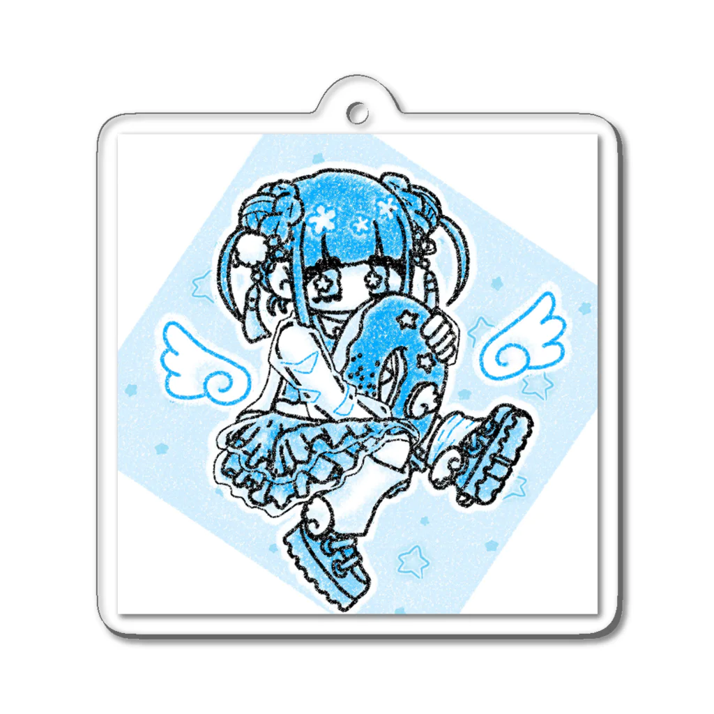 yuumaoのドーナツ天使界隈ちゃん Acrylic Key Chain