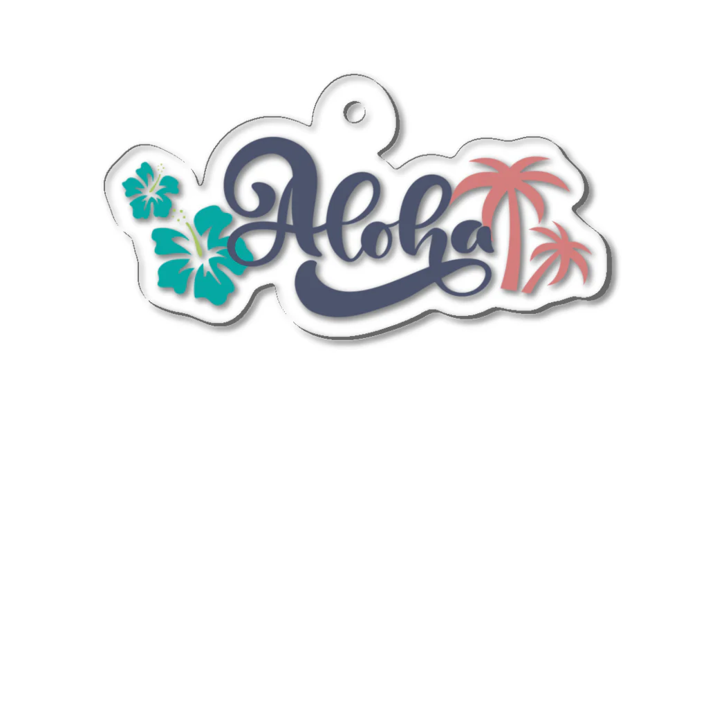 きら星のALOHA Acrylic Key Chain