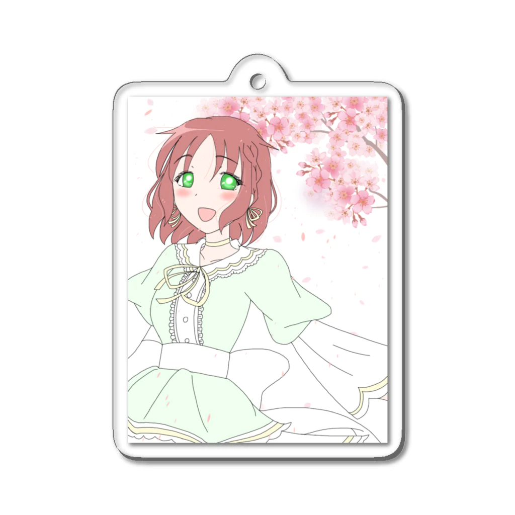 kana.aruの宮内花乃ドレスver.キーホルダー Acrylic Key Chain