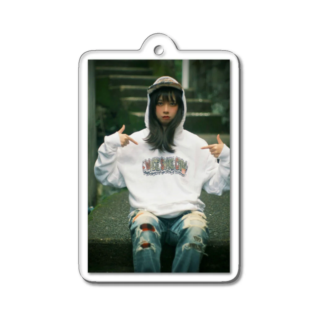 White Snake Crew 0827 公式ショップ【山口県岩国市】のSHINSEKIちゃんグッズ Acrylic Key Chain