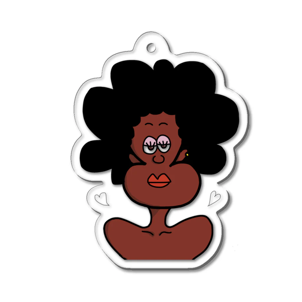 かえでのBlackWoman アクリルキーホルダー