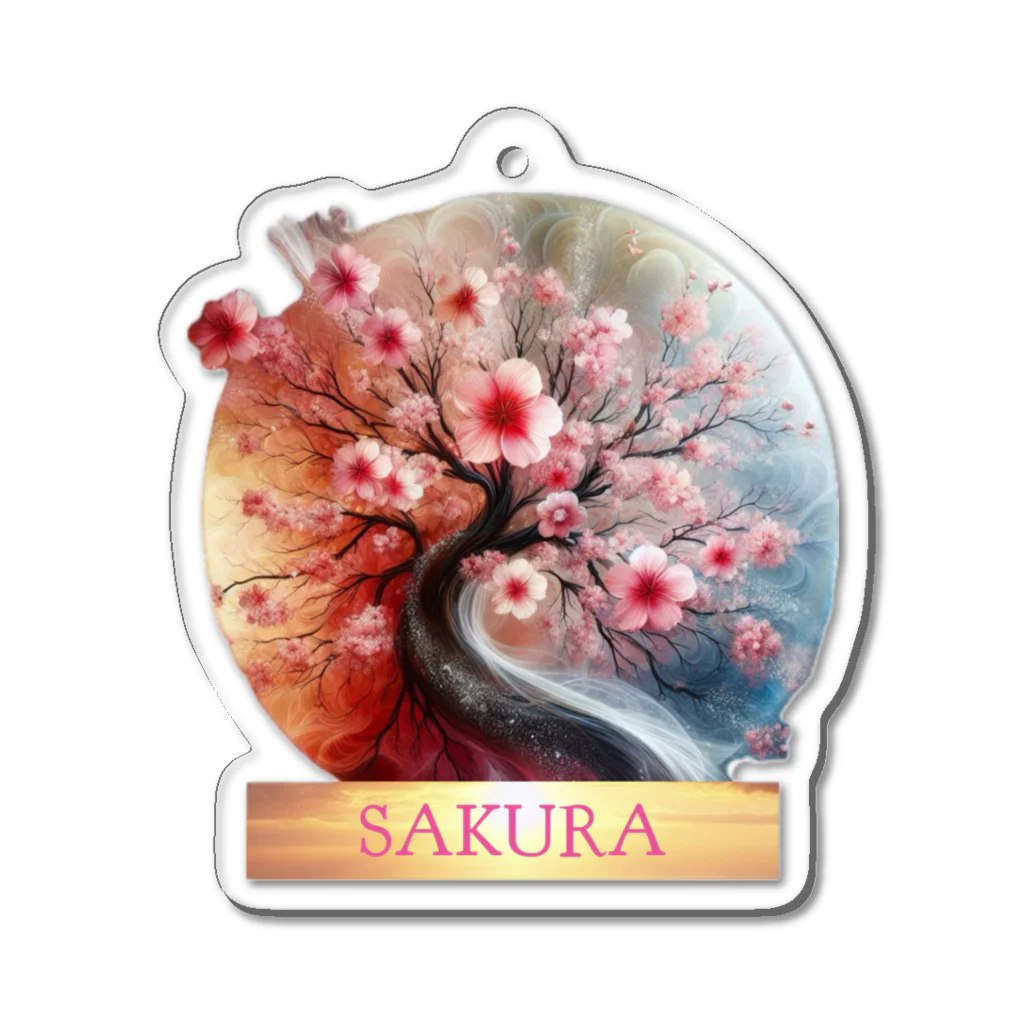 gates_of_heavenのSAKURA Acrylic Key Chain