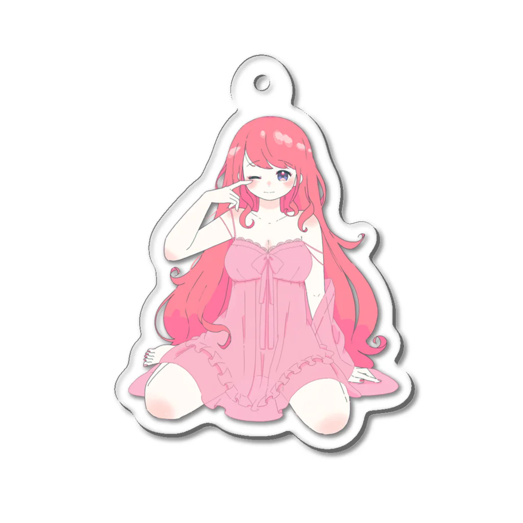 ミルクパン屋さんのねむねむミルクパンナ🍼🍞 Acrylic Key Chain