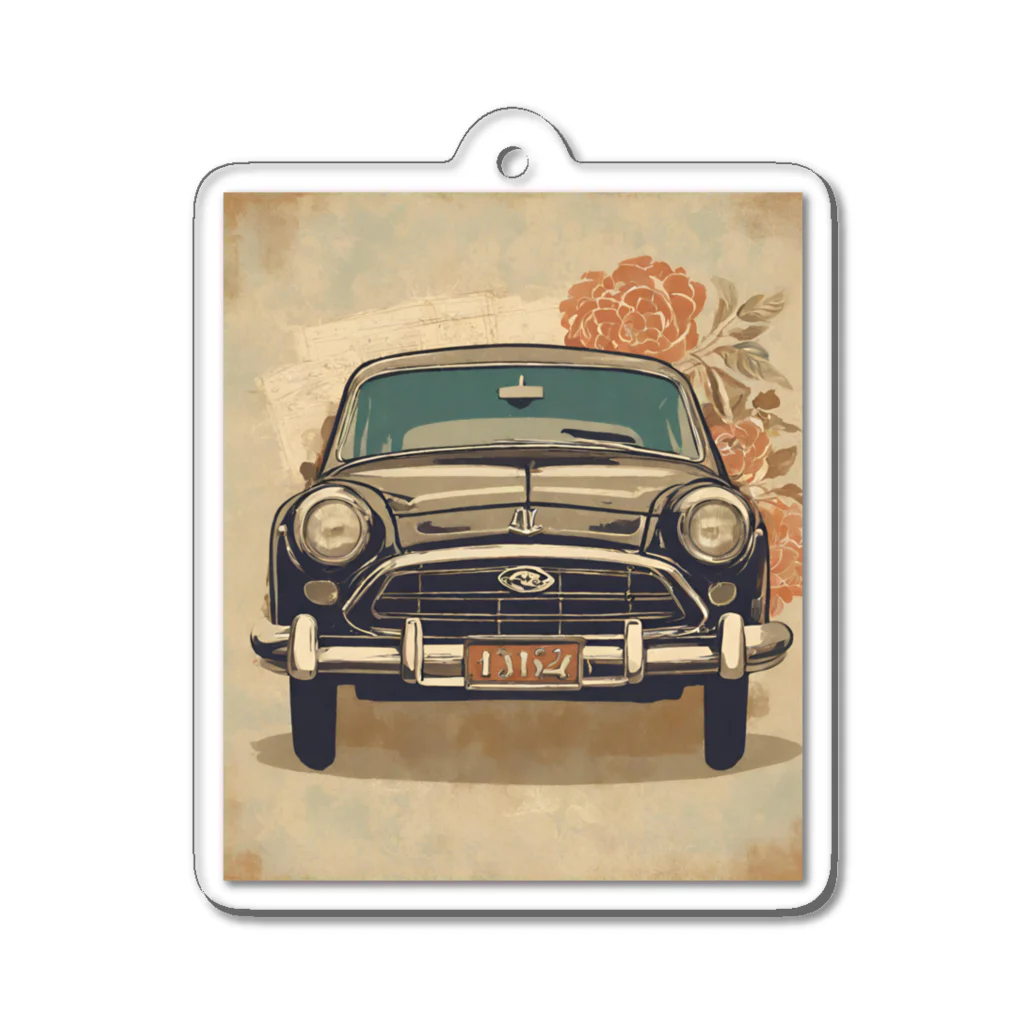 Unique ExistenceのVintage car2 Acrylic Key Chain