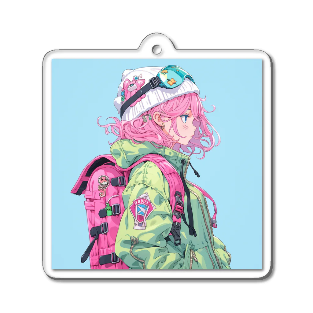 ぶーたんのポップ・スプラッシュ Acrylic Key Chain