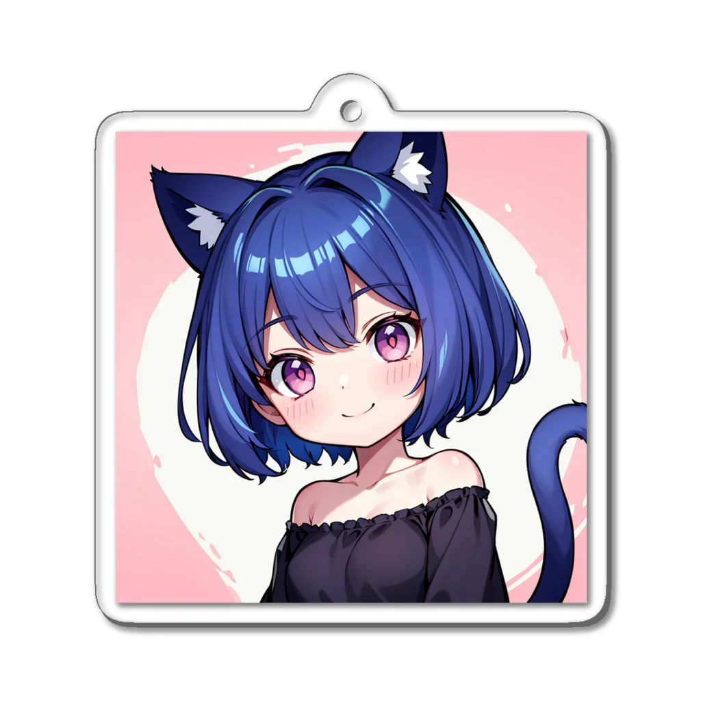 coco のcat girl Acrylic Key Chain