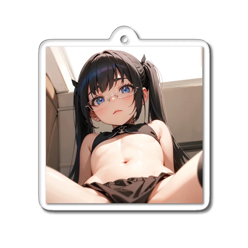 美少女学院の黒髪幼女　美鈴ちゃん Acrylic Key Chain