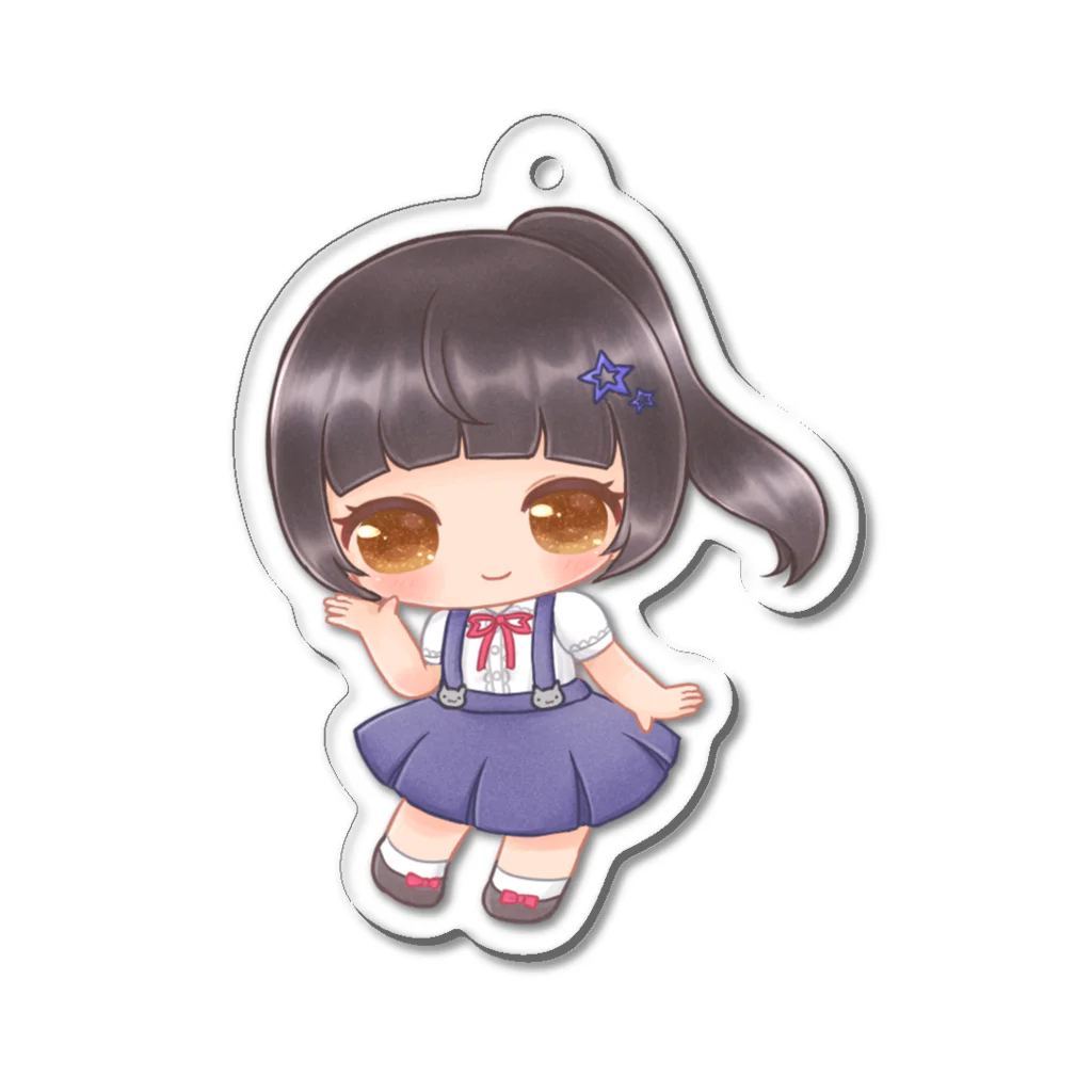 シンギュラリティで待ってます。の木乃葉ミキ💙JSちびちびA Acrylic Key Chain