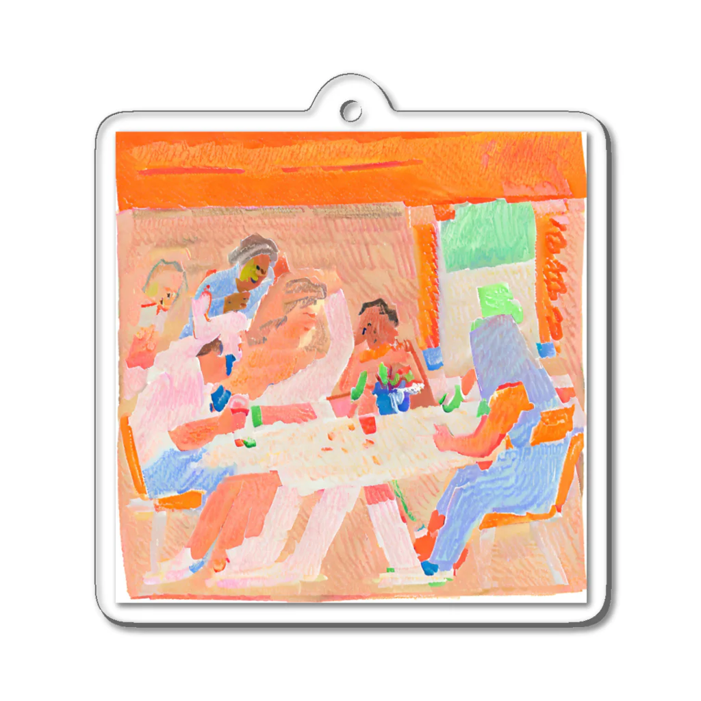 kiyohikosanの賑わう食卓 Acrylic Key Chain