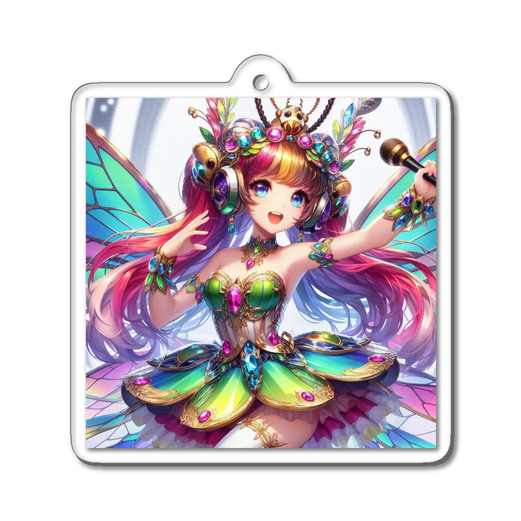 HERAX(へラックス）2号店の昆虫界のアイドル～蝶野ミーア Acrylic Key Chain