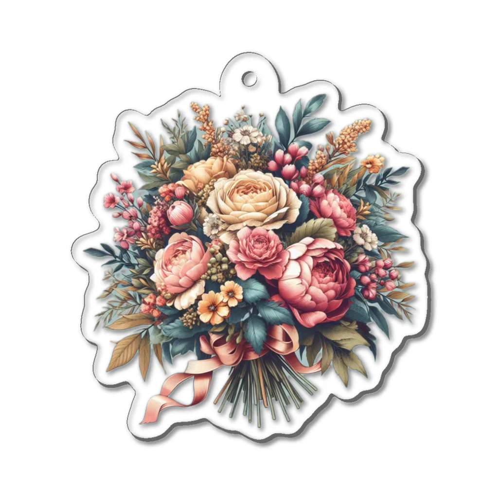 riotriffs_punksの花束 Acrylic Key Chain