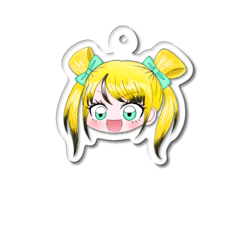 人形彼女のちびライちゃん Acrylic Key Chain