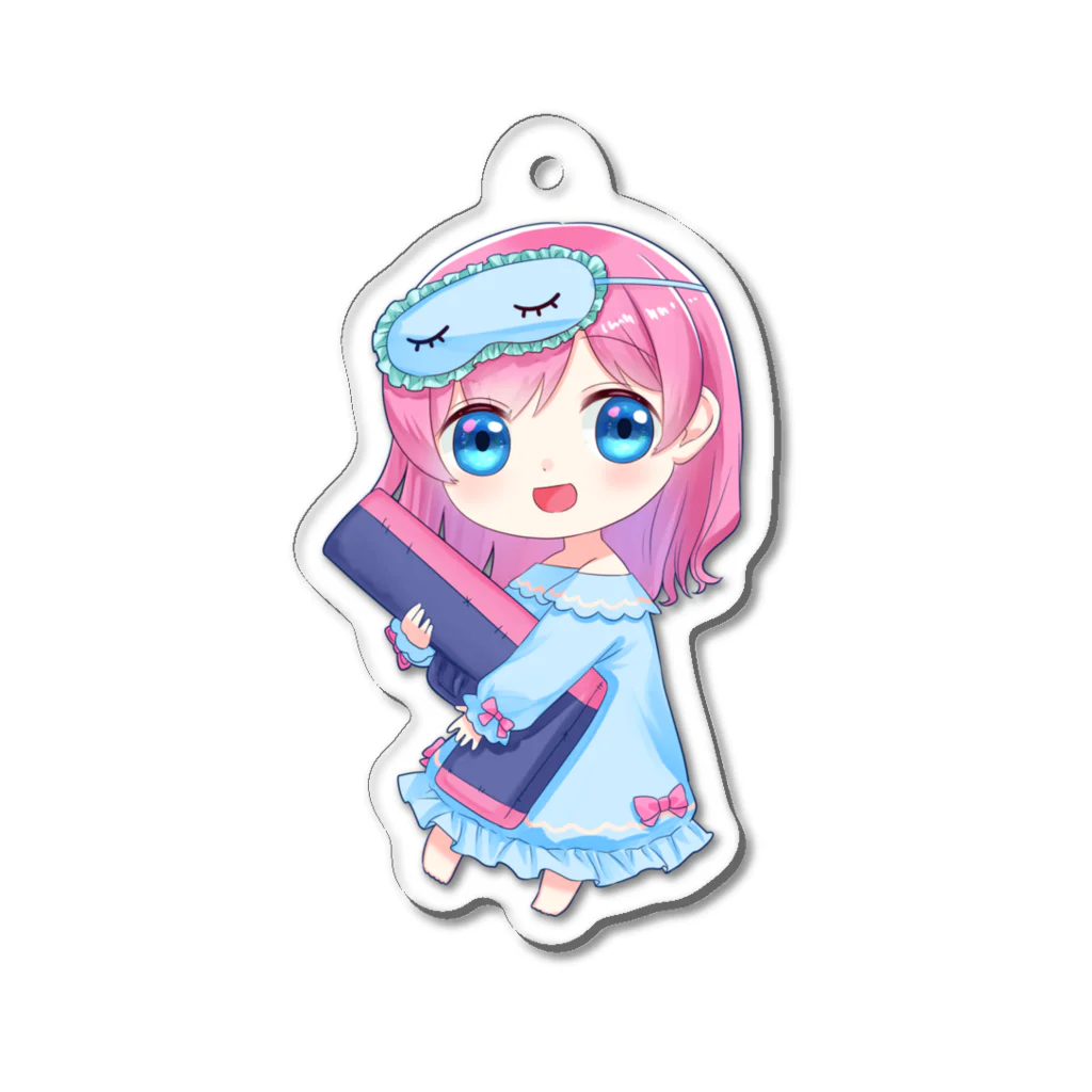 🔫🎀月宮イチ🦄🪐サバゲーマーVTuberのお部屋着　イチちゃん Acrylic Key Chain