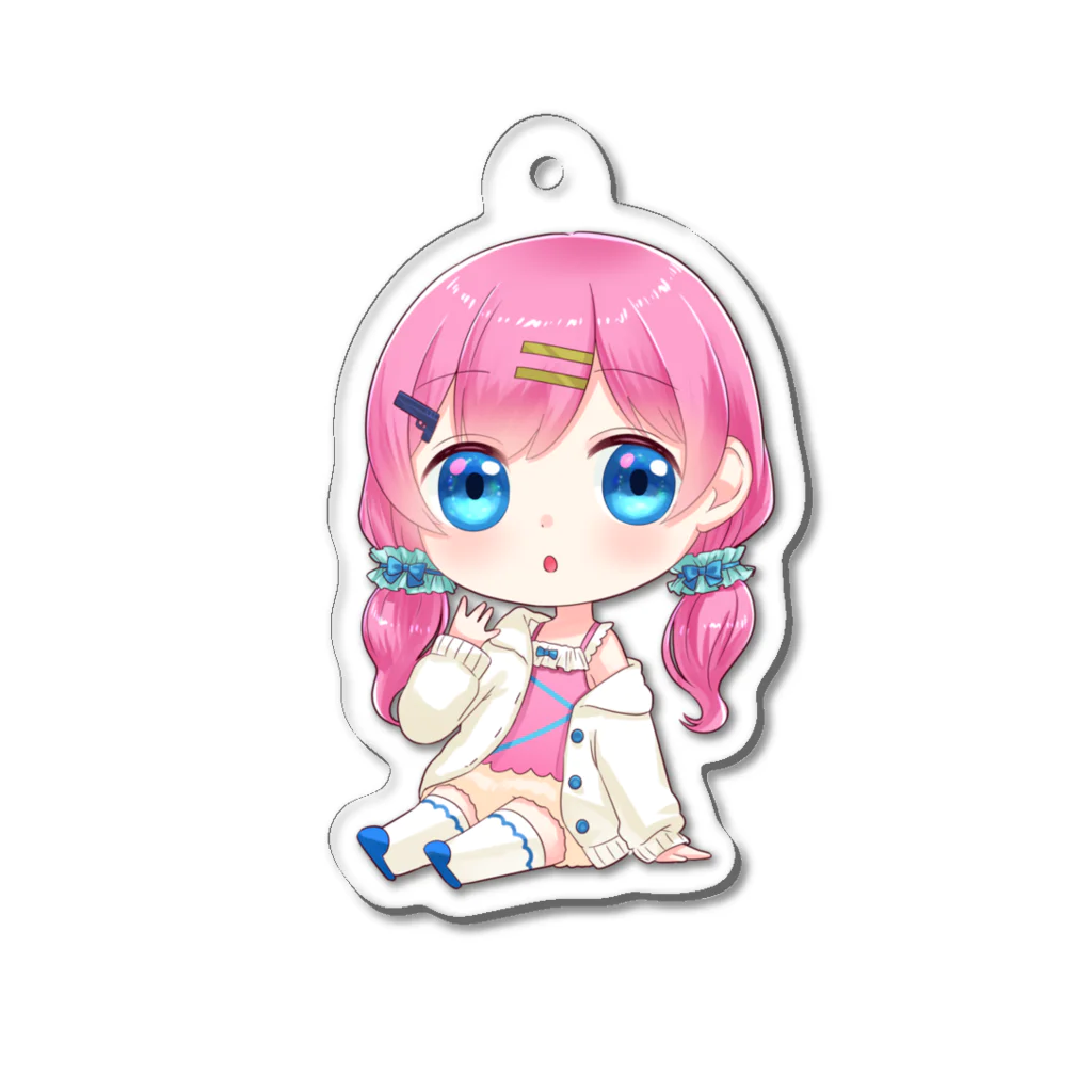 🔫🎀月宮イチ🦄🪐サバゲーマーVTuberのリラックス　イチちゃんA Acrylic Key Chain