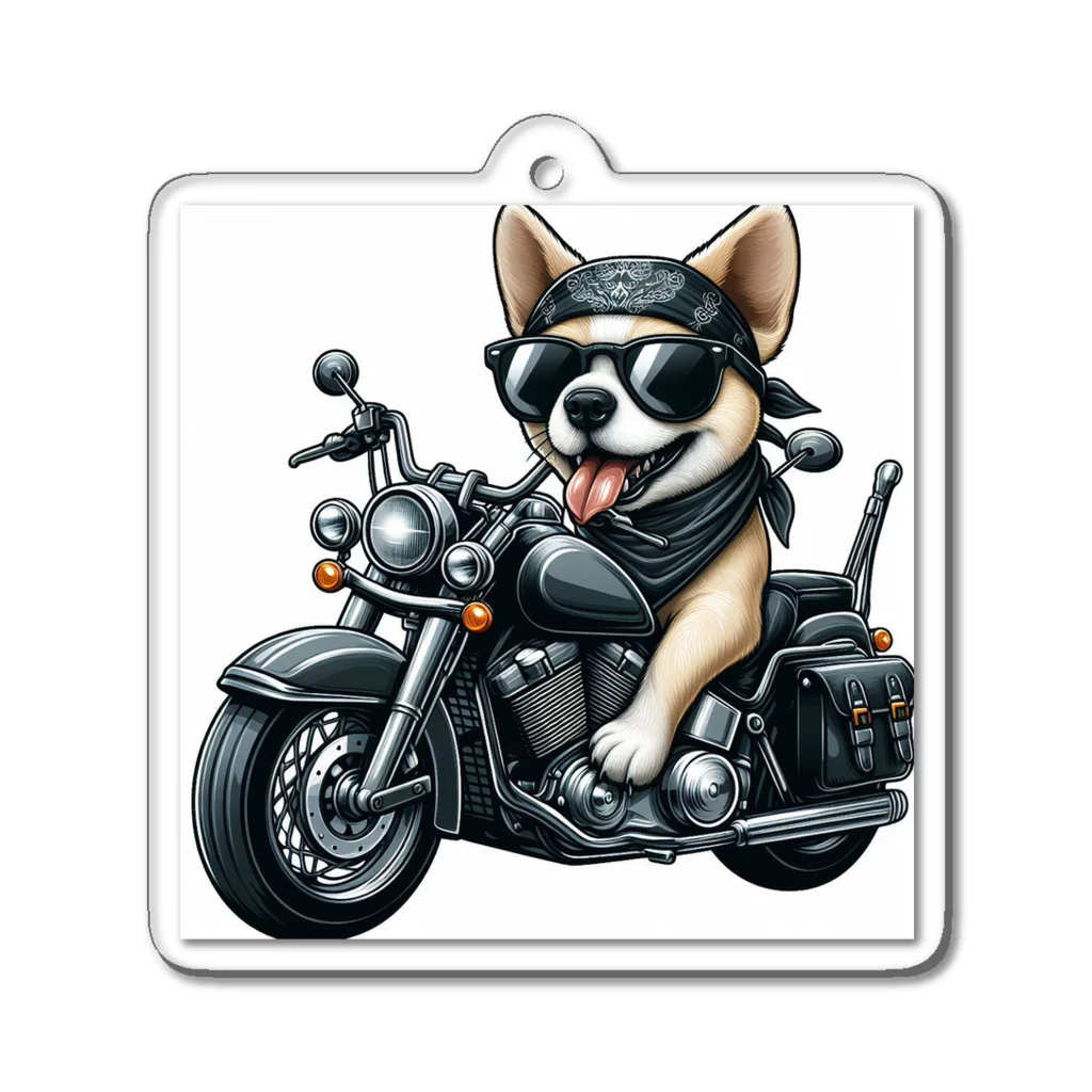 バイカーズクラブのAmericandog Acrylic Key Chain