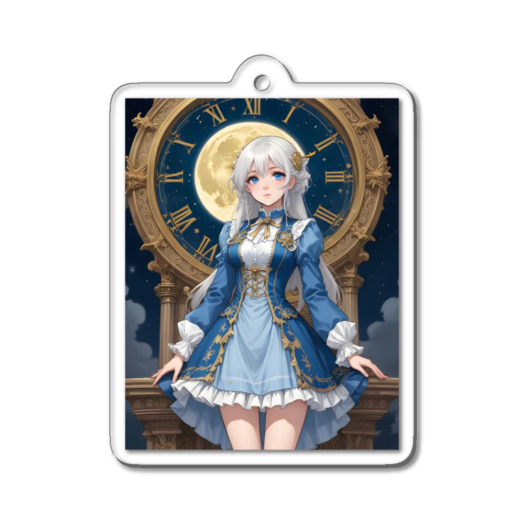 AI Fantasy Art ShopのPrincess transcends time① アクリルキーホルダー