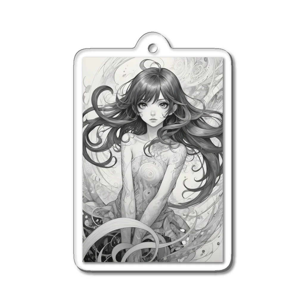 AI Fantasy Art ShopのCollapse① Acrylic Key Chain