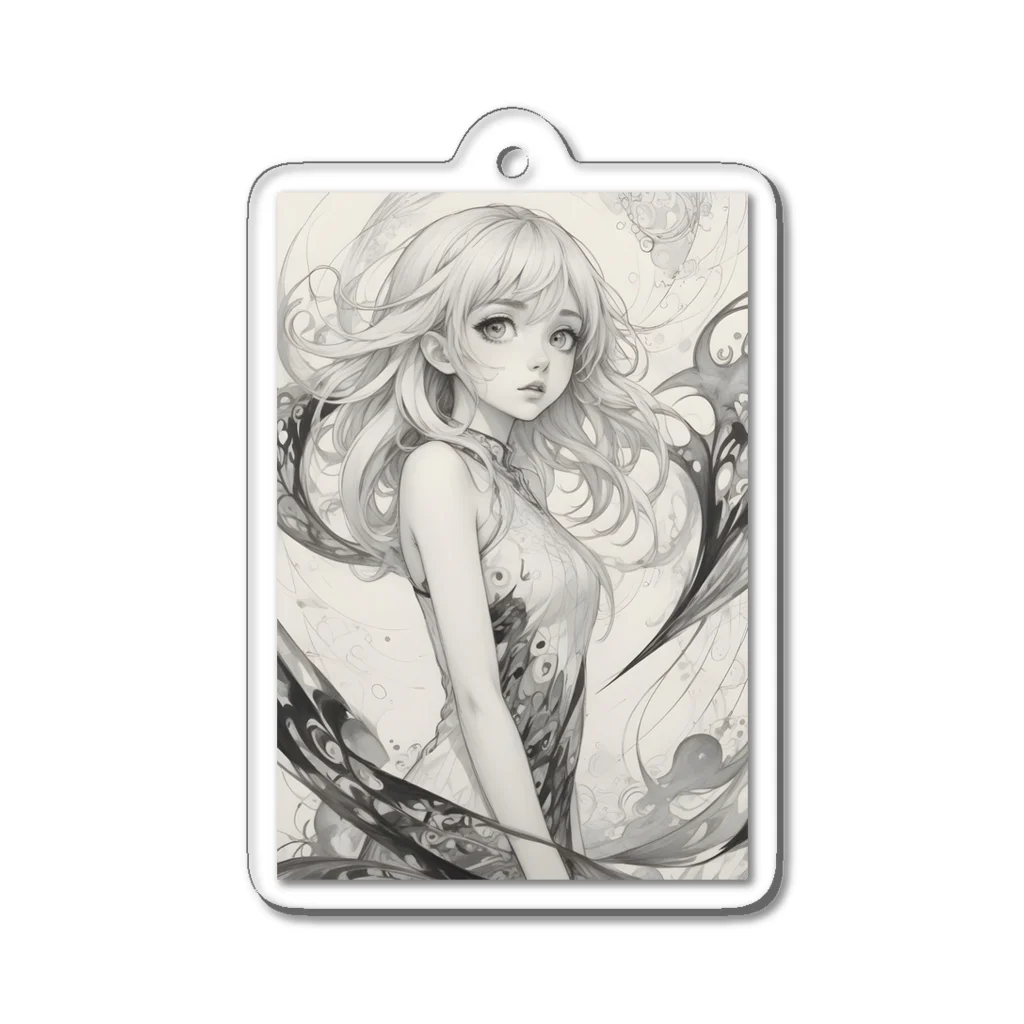 AI Fantasy Art ShopのCollapse② Acrylic Key Chain