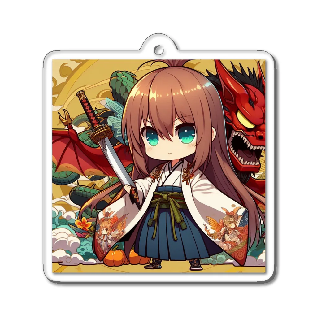 klkの武士 Acrylic Key Chain