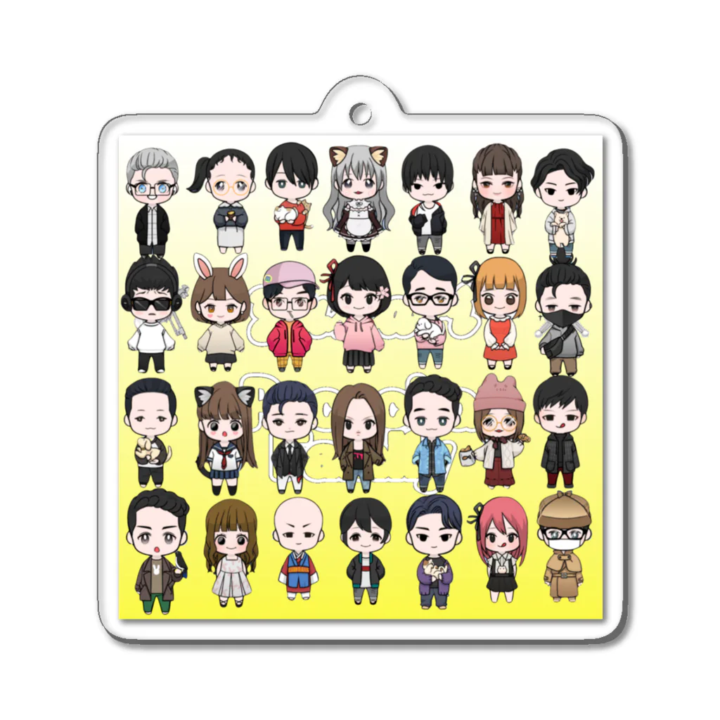 🎻⚡️𝓨𝓾𝓴𝓪𝓻𝓲⚡️⚔️のFAMILY🎻⚡️𝓨𝓾𝓴𝓪𝓻𝓲⚡️⚔️ Acrylic Key Chain