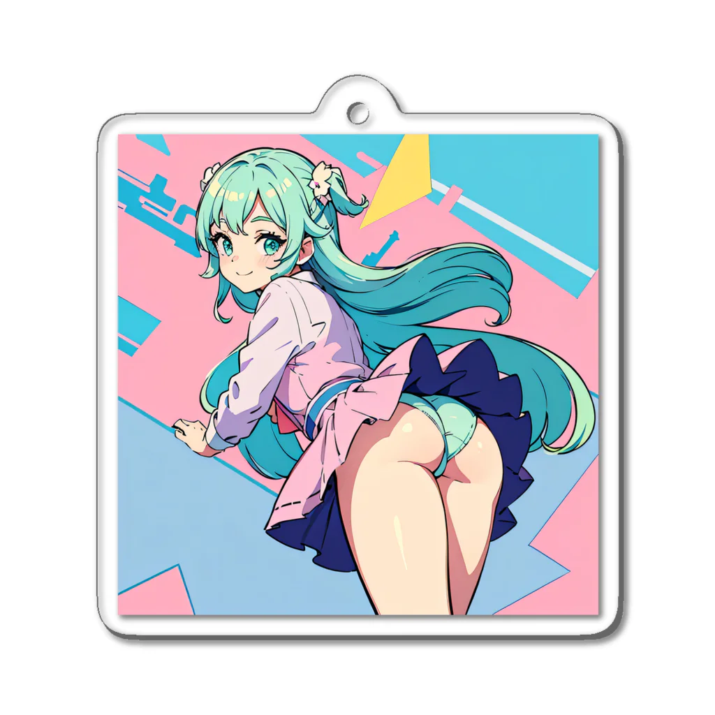 yozoraniyumeoの魔法女子中学少女 Acrylic Key Chain